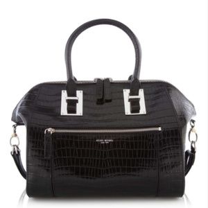 Henri Bendel Whitney Croc Satchel